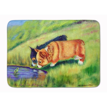 Carolines Treasures Corgi Machine Washable Memory Foam Mat 7292RUG